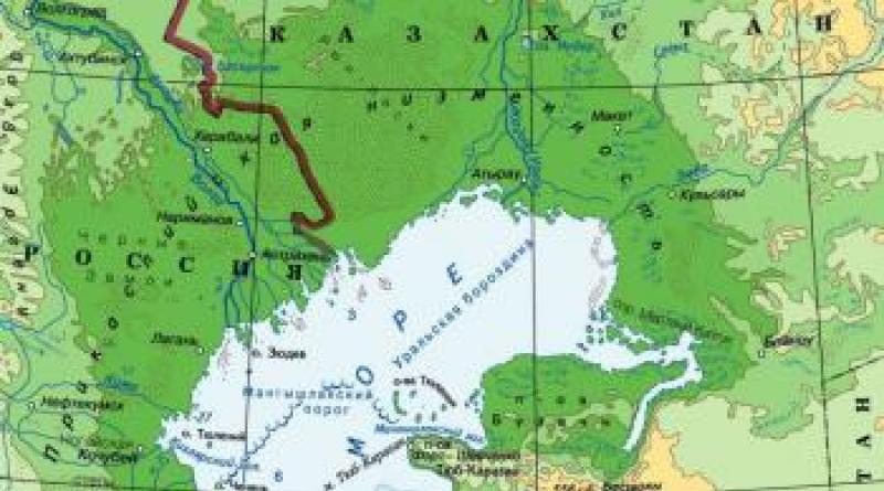 Реки, впадающие в Каспийское море: список, описание, характеристики Кто граничит с каспийским морем